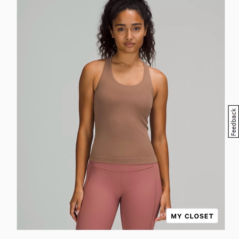 Lululemon Athletica Brown Tank Top